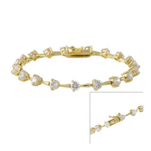 18k sur 925 argent rond - argent,