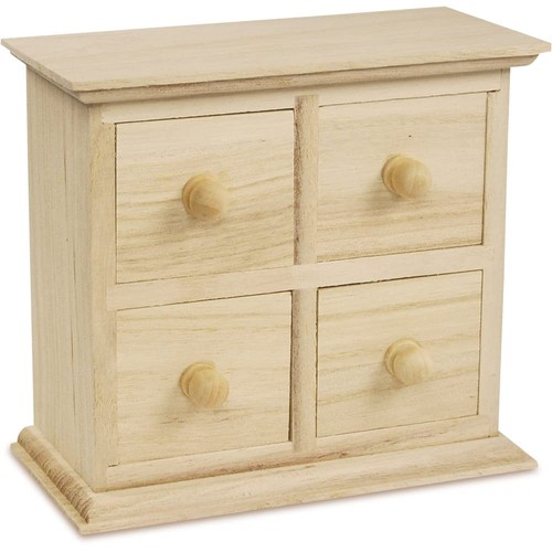 Commode bois avec tiroirs - avec,