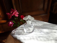 Flacon ancien LANCEL ,anémones,cristal,Lalique,collections,parfums