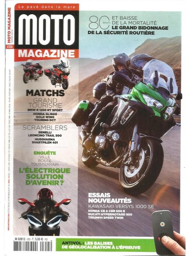 Moto magazine 355 kawa - magazine, n°355