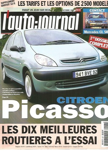Auto journal 527 - n°527, picasso