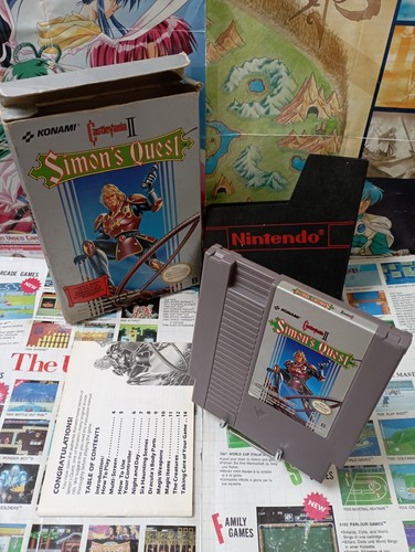 Nintendo nes castlevania - nes:,
