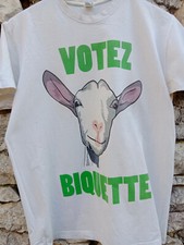 rare t-shirt collector - votez biquette - taille S