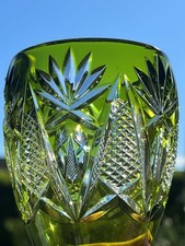 Vase cristal sculpté la - en,
