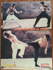 BRUCE LEE  POSTER DE MAGAZINE KARATE BUSHIDO 42X56CM