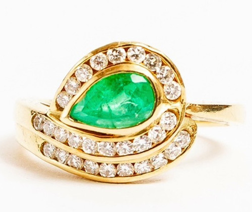 Bague diamant rond - rond, naturel