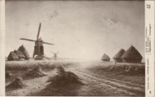 CPA A. GUERY Soir dore