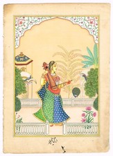 Indien Peinture Miniature De