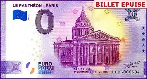 Pantheon paris billet 0 - pantheon,