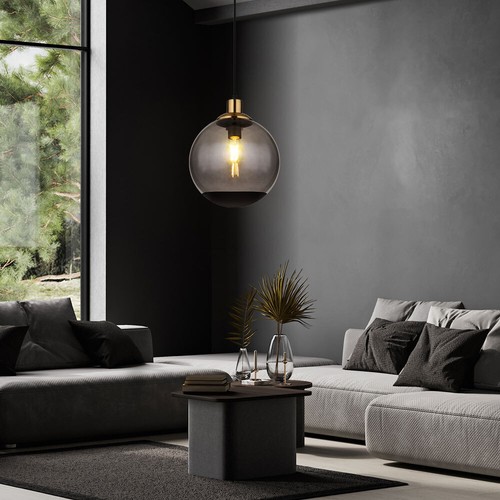 Lampe suspension verre - lampe, en