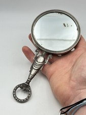 Miroir & Face À Main & Argent