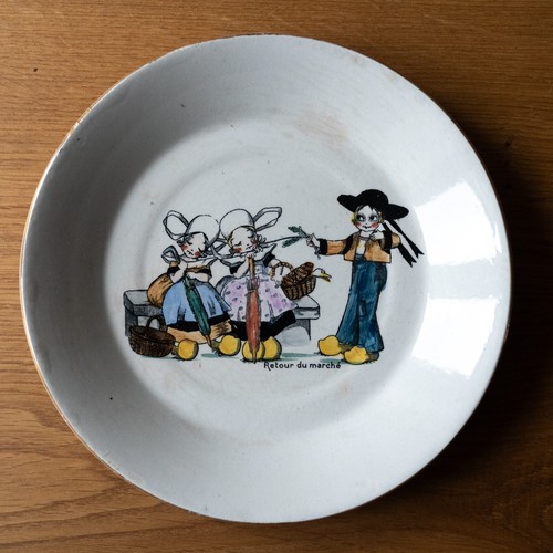 Assiette ancienne faience