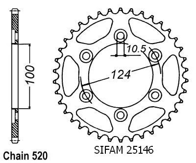 Couronne ducati 750 - couronne, ss