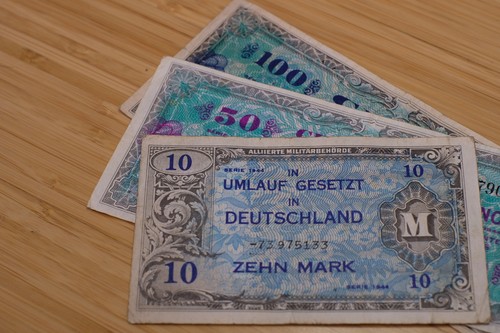 Allied military currency 1944 - currency,
