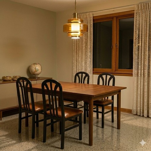 Groupe chaises cuir - groupe, de