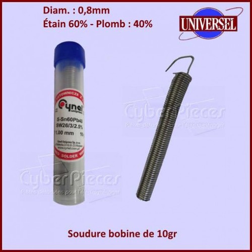 Soudure etain 10g diam - etain,
