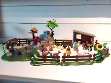 PLAYMOBIL LOT MINI FERME/ ANIMAUX BASSE-COUR CASCADE CAMPAGNE VACANCES