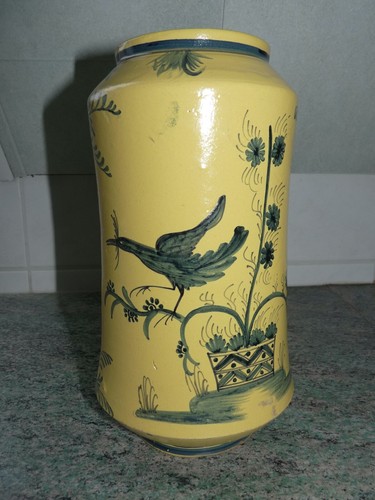 Superbe rare albarello pot - pot, en