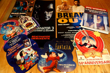 tres rare 44 PLV vidéo-club annees 80.90 avatar batman pretty woman terminator