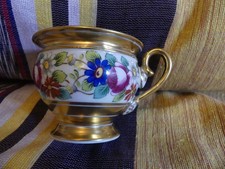 TASSE PORCELAINE DE PARIS MOITIE DU 19EME SIECLE SECOND EMPIRE (?)