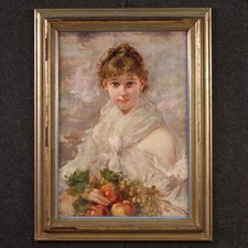 Tableau italien portrait jeune
