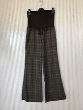 Pantalon à carreaux de grossesse Xanaka Taille 36 Wide-leg (VFB060)