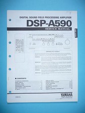 Manuel De Service Pour YAMAHA DSP-A590, ORIGINAL