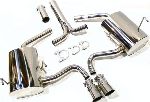 Obx stainless catback dual - stainless,