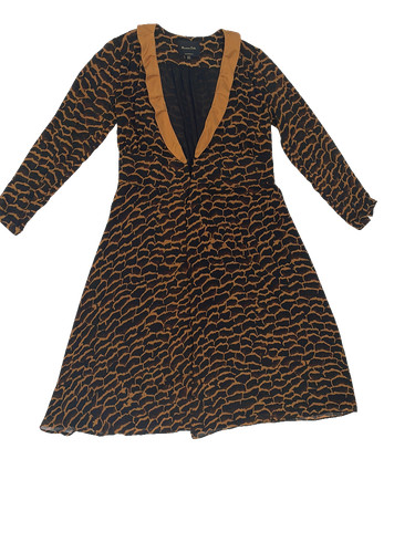 Robe midi massimo dutti femme - midi,