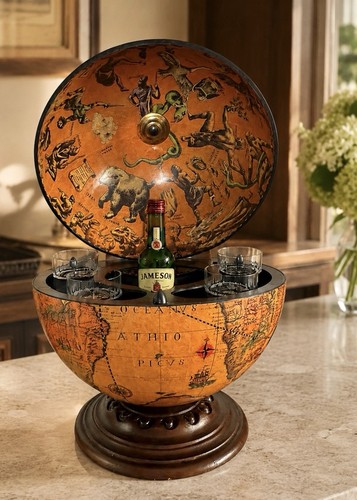 Tabletop globe mini bar - globe,