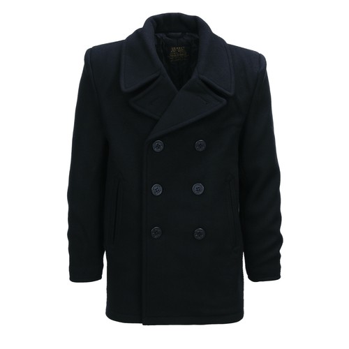 Manteau mixte laine croisé - manteau,