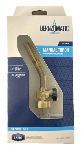 Bernzomatic manual torch for - bernzomatic,