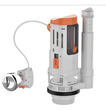 Ibergrif M20522, Mécanisme Universel WC comprenant 2 Boutons de Chasse d'Eau, Se