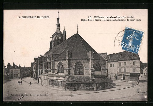 Cpa villenauxe grande - cpa, villenauxe-la-grande