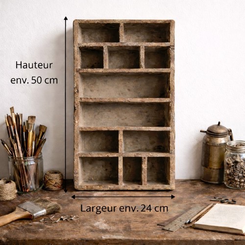 Ancien petit casier - , trieur