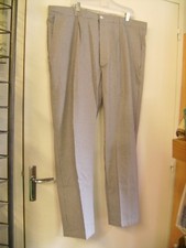 Pantalon de cuisine en pied de poule bleu/blanc T 52 neuf