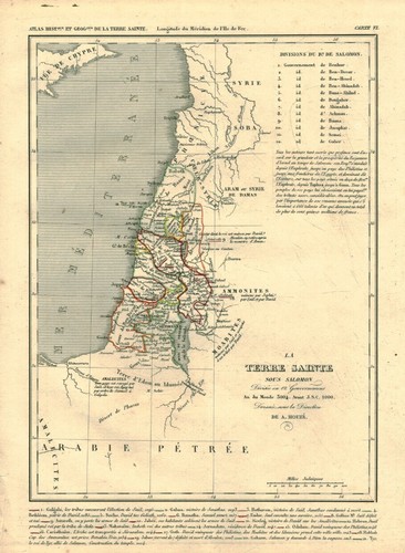 Gravure ancienne carte