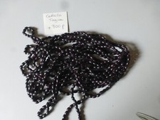 lot de + 700 superbes perles en corozo tagua très anciennes sur fils d'origine