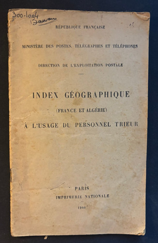 Rare index geographique a - rare,