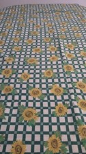 ANCIENNE NAPPE FLEURS DE