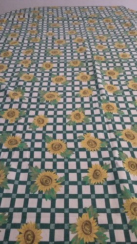 Ancienne nappe fleurs - nappe,