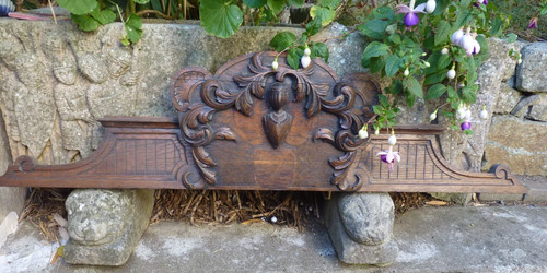 Ancien fronton armoire en - ancien,