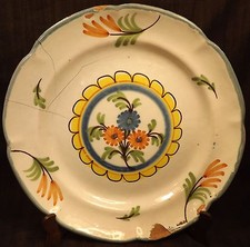 ANCIENNE ASSIETTE EN FAIENCE