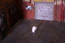 élément diorama 1 Dérouleur Bobine Papier  1/18 atelier garage scale 1:18