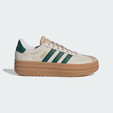 Adidas Originals Vl Escarpin Épais en Crème Blanc Et Vert Toutes Tailles Limité
