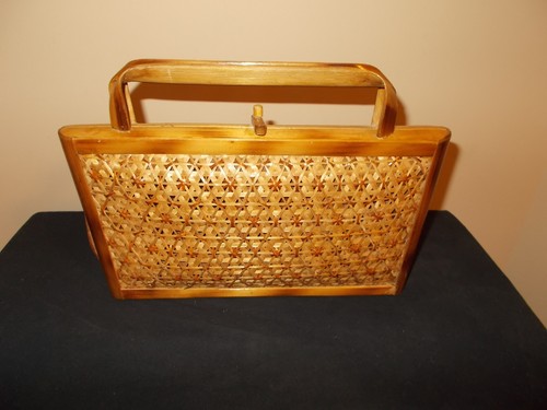 Vtg mid century - bamboo, tiki