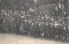 CPA 29 CARTE PHOTO QUIMPER 1922 SOUVENIR DU 14 JUILLET DE QUIMPER (voir verso