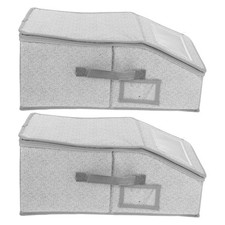  Lot de 2 boîtes à chapeaux