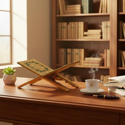 Porte livre pliable décoré - porte-livre,