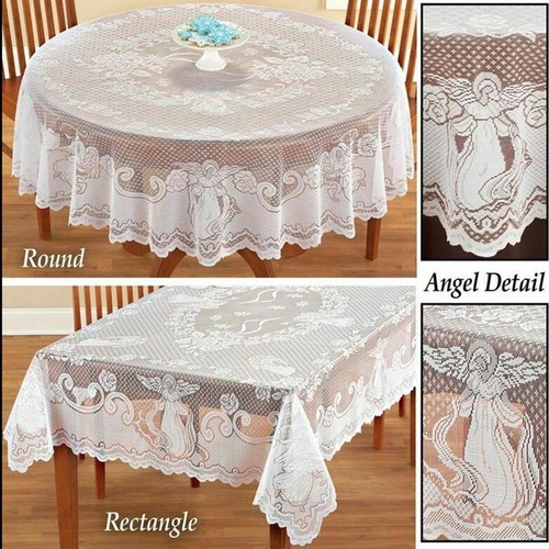 Nappe dentelle - , blanche